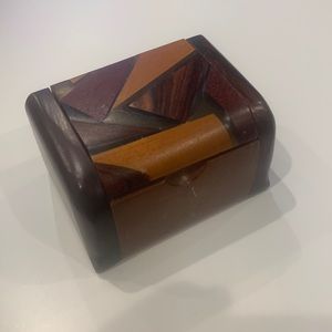Small wooden decorative box